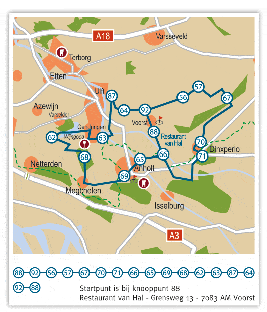 Wijngaard-route-50km